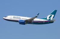 N176AT @ LAX - AirTran Airways N176AT (FLT TRS193) climbing out from RWY 25R enroute to Indianapolis Int'l (KIND). - by Dean Heald