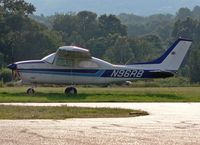 N96RB @ N07 - Circa 1977 Cessna Centurion relaxes at its home base on a sultry summer evening. - by Daniel L. Berek