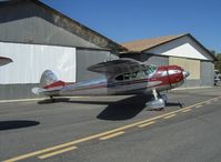 N195DS @ SZP - 1948 Cessna 195 BUSINESSLINER, Jacobs L6 240 Hp - by Doug Robertson