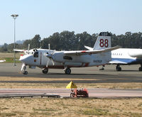 N426DF @ STS - Grass Valley-based CDF S-2T Tanker #88 with Bob Finer at the controls taxying back to tanker base at Sonoma County Airport, CA to reload - by Steve Nation