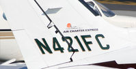 N421FC @ PDK - Tail Numbers - by Michael Martin