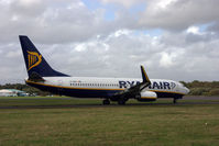 EI-DHE @ BOH - RYANAIR 737 - by barry quince