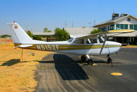 N5152F @ MYV - Beale AFB Aero Club 1965 Cessna 172F with logo @ Yuba County Airport (Marysville), CA - by Steve Nation