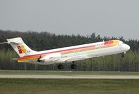 EC-EXR @ FRA - McDonnell Douglas MD-87 - by Volker Hilpert