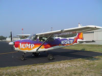N7247E @ SUT - Ready for jumpers at Brunswick County airport. - by WCD