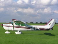 G-BOLI @ EGBK - Cessna 172 visiting Sywell - by Simon Palmer