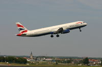G-EUXC @ BRU - flight BA403 is taking off rwy 07R - by Daniel Vanderauwera
