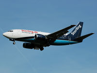 OY-APB @ KRK - Sterling .dk - Boeing 737-500 - by Artur Bado?