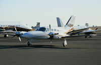 N425NP @ APC - JH Aircraft Management 1985 Cessna 425 @ Napa County Airport, CA - by Steve Nation
