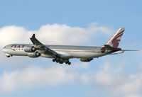 A7-AGB @ LHR - New Qatar A340-600 - by Kevin Murphy