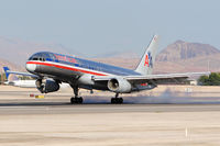 N698AN @ LAS - American Airlines N698AN (FLT AAL932) from Miami Int'l (KMIA) touching down on RWY 25L. - by Dean Heald