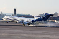 N681CA @ LAS - Champion Air N681CA (FLT CCP111) from Tulsa Int'l (KTUL) touching down on RWY 25L. - by Dean Heald