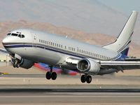 N737DX @ KLAS - SportsJets/TeamJet/Pace - Phoenix, Arizona / 1990 Boeing 737-408 - by Brad Campbell