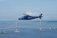 N430JR @ KPIE - OvTampa Bay Skyline Skyway Bridge - by Aerial Solutions