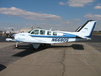 N66805 @ GSO - Parked at Landmark Aviation - by Sam Andrews