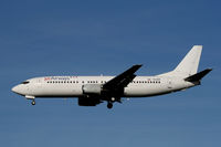 YU-AOR @ LHR - YU-AOR  Boeing 737-4B7  Jat Airways - by Mark Giddens