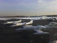 N111WB @ KTEB - N111WB and a line of other Lear 35's in KTEB - by PLH