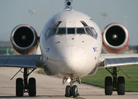 LN-ROZ @ EGCC - SAS MD-87 - by Kevin Murphy