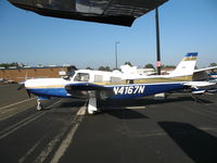N4167N @ PAO - Executive Way Aviation (Redding, CA) 2000 Piper PA-32R-301T @ Palo Alto Airport, CA - by Steve Nation