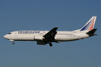 EI-DNM @ LHR - EI-DNM Boeing 737-4S3 Transaero Airlines - by Mark Giddens