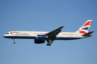G-BPED @ LHR - G-BPED BOEING 757-236  British Airways - by Mark Giddens