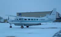 C-GGUH @ CYYC - Early AM with the (old) Fuji P&S at Esso FBO - by Bill Knight