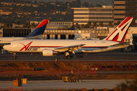 N740AX @ LAX - ABX Air N740AX exitting RWY 25R after landing. - by Dean Heald
