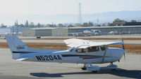 N5204A @ SQL - Looking Up LLC 2002 Cessna 172S taxying out for take-off @ San Carlos Airport, CA - by Steve Nation