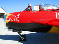N117BR @ OAK - Nose close-up shot of bright red Mig Magic Inc. LIM-5 as NX117BR at Fleet Week air show @ Oakland International Airport, CA - by Steve Nation