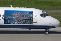 9A-CDD @ ZRH - Dubrovnik Airlines MD80 - by Andy Graf-VAP