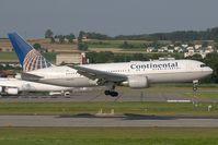 N76156 @ ZRH - Continental Airlines 767-200