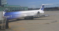 N817NK @ DTW - Spirit MD-80