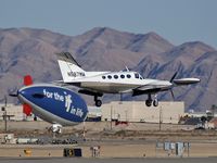 N587MW @ VGT - Privately Owned - Las Vegas, Nevada / 1974 Cessna 421B - by Brad Campbell