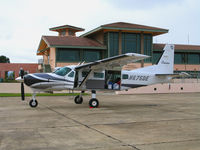 N675DE @ PRB - Dewey Enterprises 2003 Cessna 208 Caravan @ Paso Robles Municipal Airport, CA - by Steve Nation