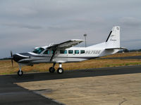 N675DE @ PRB - Dewey Enterprises 2003 Cessna 208 Caravan taxying @ Paso Robles Municipal Airport, CA - by Steve Nation