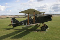 G-SEVA @ OLD SARUM - SE5A REPLICA - by martin rendall