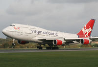G-VROM @ EGCC - Virgin looking good off 24L. - by Kevin Murphy