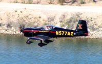 N577AZ @ KIFP - Laughlin NV, Chris Opperman at the controls, over the Colorado River - by Patrick Panzera, CONTACT! Magazine