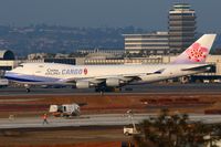 B-18718 @ LAX - China Airlines Cargo B-18718 (FLT CAL5251) exitting RWY 25R after arrival from Dallas Fort Worth Int'l (KDFW). - by Dean Heald