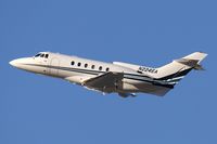 N224EA @ LAX - Atsinger Aviation LLC Hawker-Siddeley HS-125-700A N224EA climbing out from RWY 25R enroute to Tulsa Int'l (KTUL). - by Dean Heald