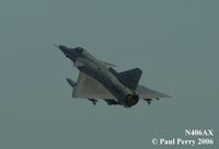 N406AX @ GSB - Pulling up, burner lit.  Nothing like the life of a civilian fighter jock - by Paul Perry