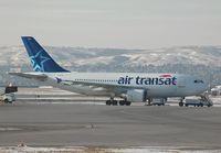 C-GTSY @ CYYC - Santa's sleigh shouldn't be here at this time of day.  Should be in Mexico, Cuba, Dominican - warmer climes. - by Bill Knight