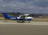 N23FR @ CMA - 1982 Cessna 172P, Lycoming O-320-H2AD 160 Hp, taxi - by Doug Robertson