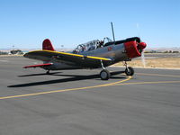N56319 @ PRB - Locally-based 1941 SNV-1 Beast as US Marine Corps/US Navy BuAer 56319 Semper Fi Mac on the taxiway during airshow @ Paso Robles Municipal Airport, CA - by Steve Nation