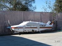 N114AF @ 2Q3 - fuselage of 1976 Rockwell Intl 114 Commander ready for export @ University Airport, Davis, CA - by Steve Nation