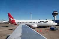 ZK-JTP @ AKL - Taken from New Zealand's last B 737-200 series (ZK-NQC) - by Micha Lueck