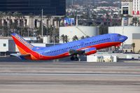 N302SW @ LAS - Southwest Airlines N302SW The Spirit of Kitty Hawk (FLT SWA523) departing RWY 01R enroute to Boise Air Terminal (KBOI). - by Dean Heald