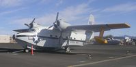 N7025N @ 61B - Grumman Albatross at Boulder City NV - by Bob Floodeen