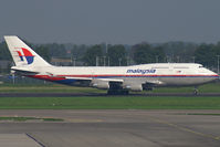 9M-MPL @ AMS - Malaysia Airlines B747-400 - by Thomas Ramgraber-VAP