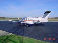 N506EA @ HNB - Eclipse 500 visiting the Huntingburg Airport - by mtmcquee